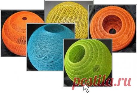 LOBZIK - ЛОБЗИК - Шары из ниток - Идея дня. - Новости