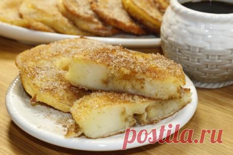 Необычайно вкусный десерт за считанные минуты – яблоки в кляре | Мастерская идей | Яндекс Дзен