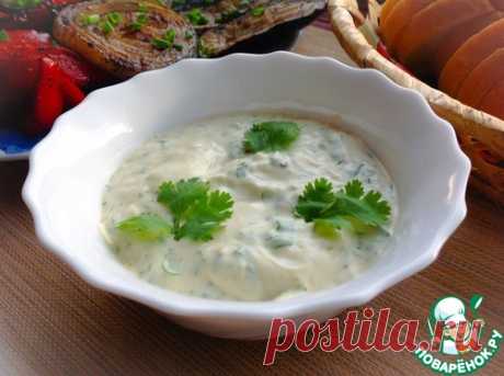 Соус с зеленью и киви - кулинарный рецепт