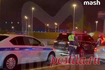 Опубликованы кадры задержания автомобиля похитителей мужчины в Москве