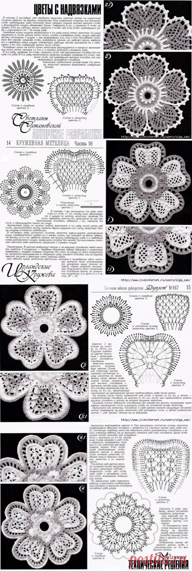 ЦВЕТЫ С НАДВЯЗКАМИ.