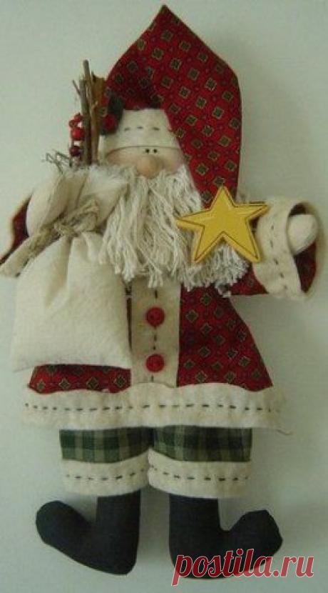 Как сшить Деда Мороза своими руками. Куча МК.