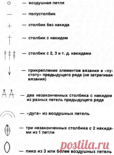Условные обозначения | Уют и тепло моего дома