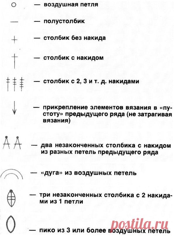 Условные обозначения | Уют и тепло моего дома