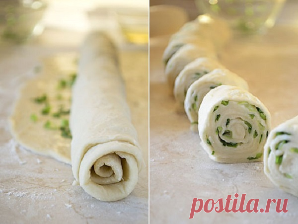 Пучок зеленого лука, мука и вода - простейшие продукты. а результат - объедение! | Четыре вкуса