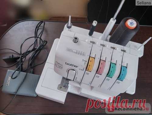 Оверлок Brother M-1034D - «Почему оверлок лучше машинки. Разбираемся в настройках Brother M-1034D. Как сделать имитацию плоского шва без спец.лапки. ФОТО разных швов, одежды, модный лук мама+сын =)» | Отзывы покупателей