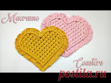 DIY POSAVASOS | Heart Coasters for birthday/Wedding/Christmas/Valentines day gifts 2021 - YouTube