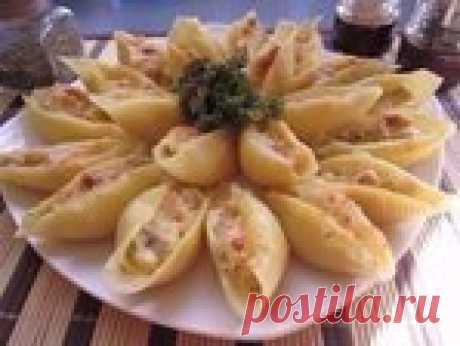 Жюльен в больших ракушках (конкильони).