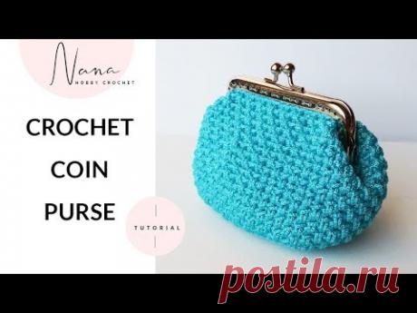 HOW TO CROCHET A COIN PURSE // Hi lovely people, in this tutorial I will show you how to crochet this super cute clic clac coin purse! Have fun! Nana ❤ ✽ ✽ ✽...