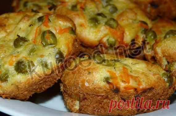 Быстрые пирожки с курицей и зеленым горошком - Кулинарный ответ