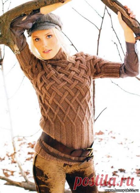 Кофты, жакеты, свитера для женщин спицами - Схемы и описания вязаных изделий | «Хомяк55.ру» сайт о вязании