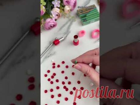 Лепим пионы из полимерной глины