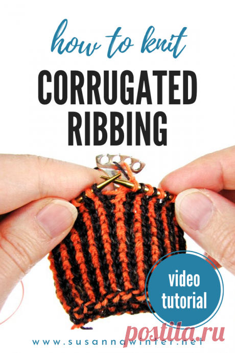 Alternating Two-color Long-tail Cast-on for Corrugated Ribbing [TUTORI Here are two tutorials for the techniques used in the Horror-riffic Halloween Mystery Mittens: a two-color cast-on for a two-color ribbing.