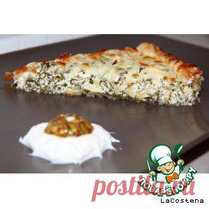 Зеленый пирог "Дачник" - кулинарный рецепт