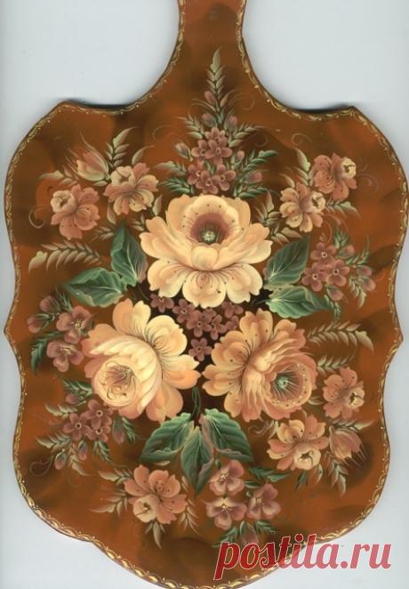 Роспись по дереву Татьяны Кудрявцевой | World of Art