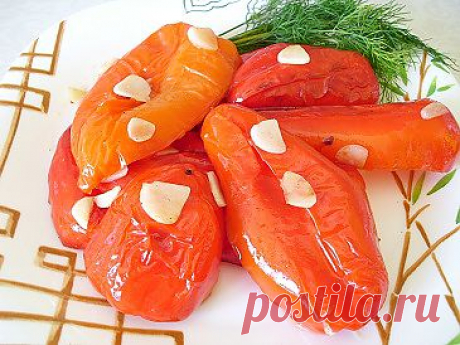 Перец болгарский, закуска на скорую руку | Рецепты моей мамы