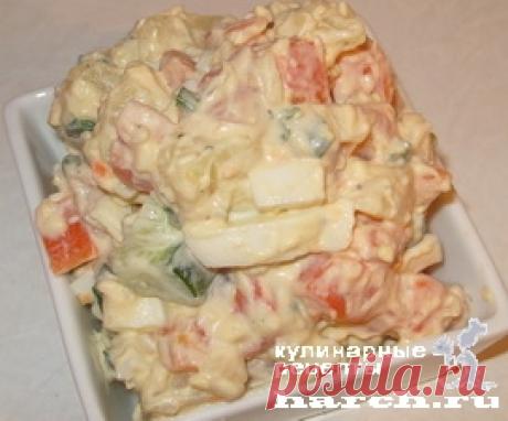 Салат с семгой "Министерский" | Фоторецепт с подробным описанием от Харч.ру