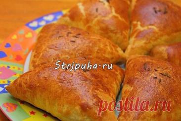 Самса с мясом из слоеного теста — Готовим дома