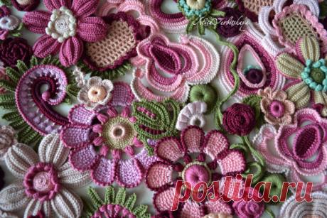 Irish crochet Jacket Evening dress Marsala color Pink Boho