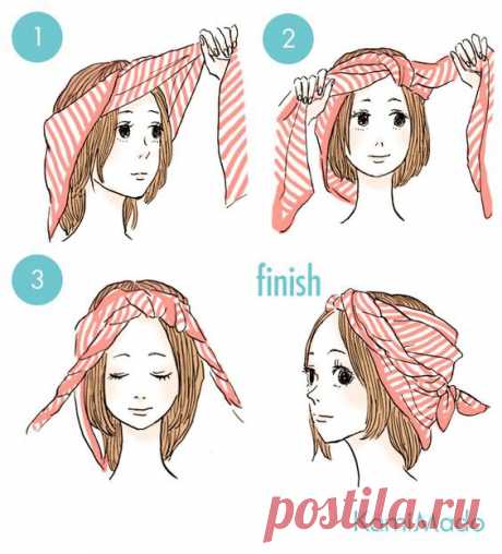 Платок наоборот DIY