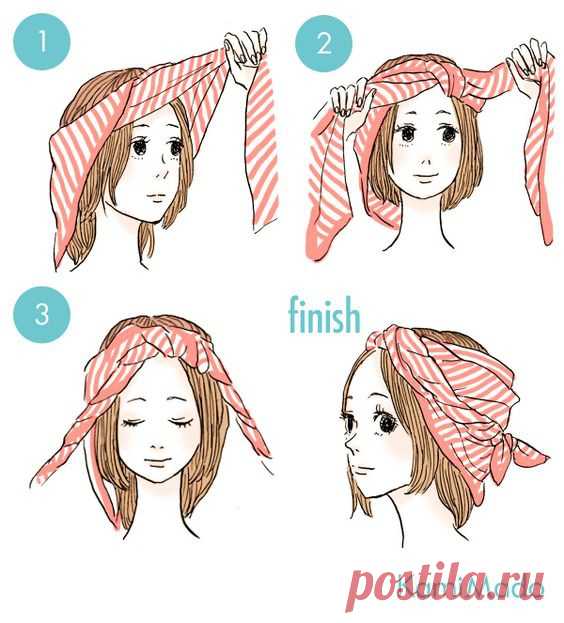 Платок наоборот DIY