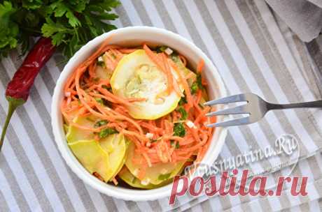 Маринованные кабачки с медом и чесноком быстрого приготовления Маринованные кабачки с морковью, медом, зеленью и чесноком быстрого приготовления получаются вкусными, пряными и очень аппетитными.