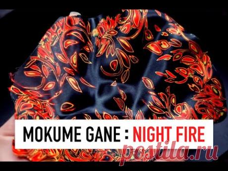 Контролируемая техника Мокуме Гане! «Москва в огне!» Привлекательный вид!
