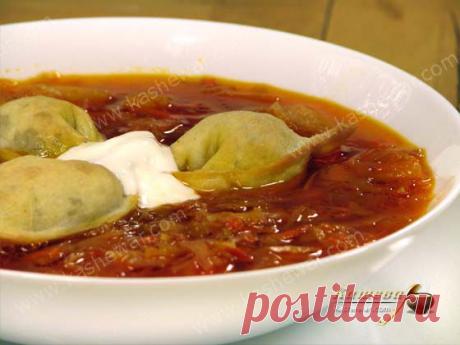 Борщ с ушками рецепт с фото | Украинская кухня | Кашевар
