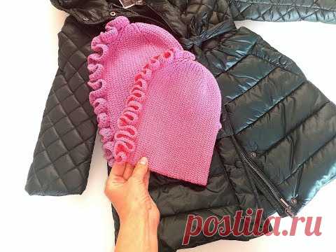 Шапка Бини крючком тренд Зима 2020//crochet hat for beginners