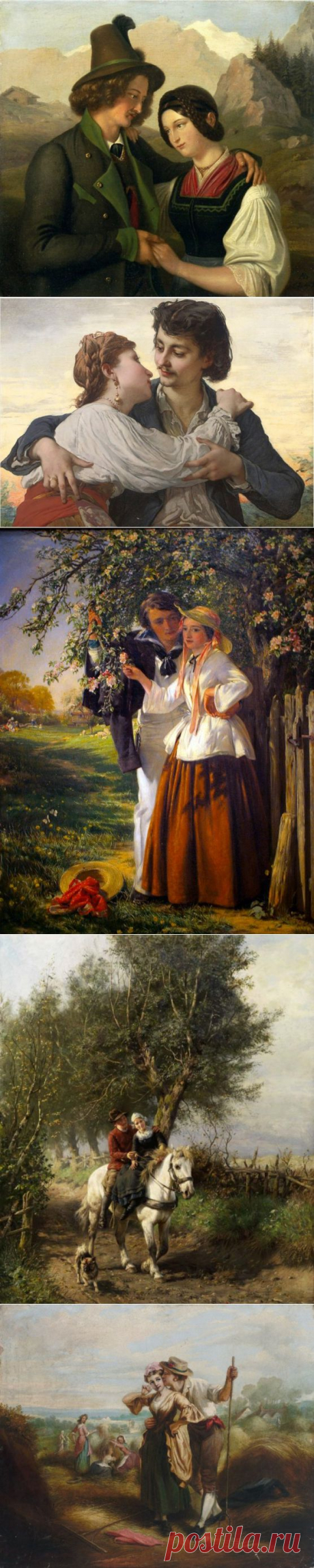 (+1) тема - Сумейте сохранить свою ЛЮБОВЬ. В картинах разных художников | Искусство
