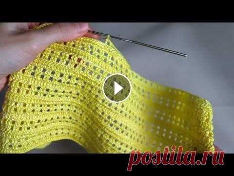 УЗОР ДЛЯ ТОПА КРЮЧКОМ. ОЧЕНЬ ЛЕГКИЙ! УЗОР ДЛЯ ТОПА КРЮЧКОМ. ОЧЕНЬ ЛЕГКИЙ!...