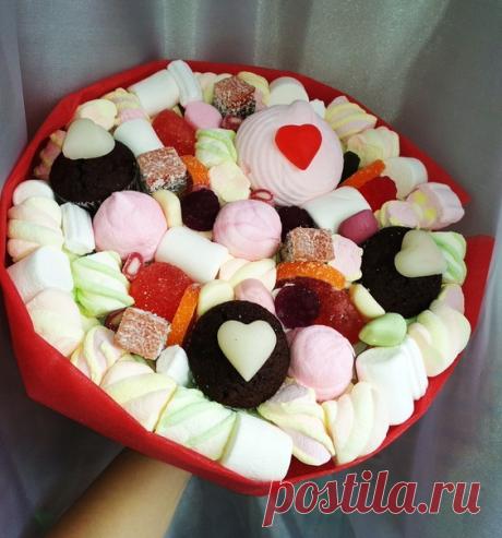 Сладкий букет для научного руководителя от Анастасии