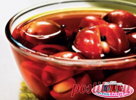 Маринованные сливы с чесноком. Рецепт