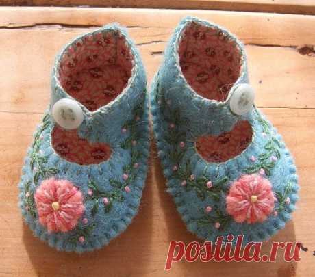 Felted baby shoes | So (Sew) Handmade