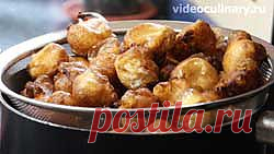 Пончики из заварного теста - Видеокулинария.рф - видео-рецепты Бабушки Эммы