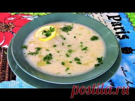 Ароматный и очень вкусный греческий куриный суп  Авголемоно - в стужу согреет, а в зной освежит!