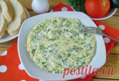 Омлет с капустой
