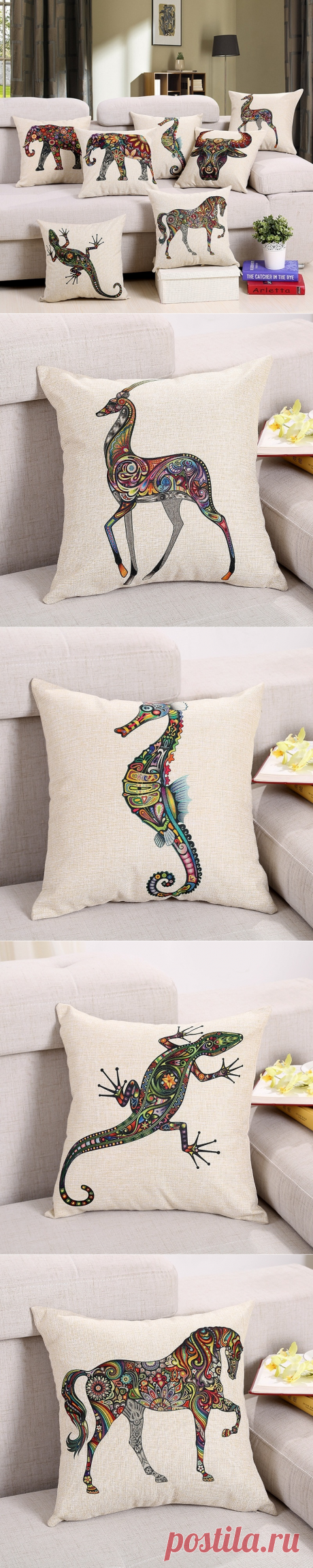 Красочные Богемия Чехлы для подушек из хлопка и льна невидимые молнии диван автомобиль диван кресло Пледы Подушки Детские случае Главная Декоративные Подушки Детские крышка купить на AliExpress