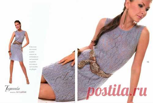 Knitted dress mohair. Beautiful dress knitting patterns | Домоводство для всей семьи.