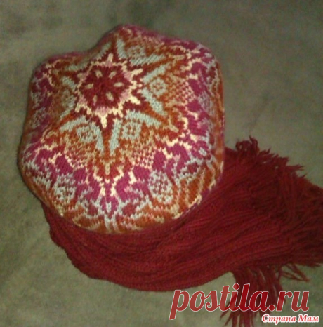 . Мой жаккардовый беретик - Вязание - Страна Мам