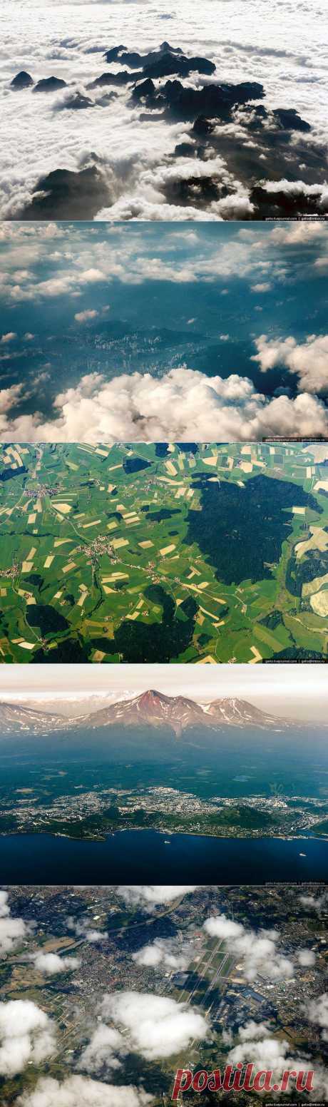 » Земля из окна самолета в 2013 году Это интересно!