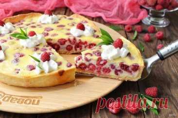 Клафути с малиной