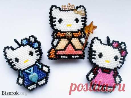 Hello Kitty на любой вкус / Брелоки и аксессуары, Животные и птицы / Biserok.org