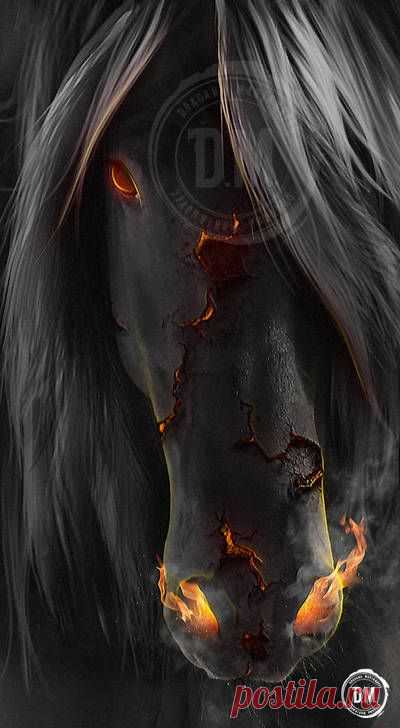 Пин содержит это изображение: Dreadsteed head by GRAPHICSOUL on DeviantArt