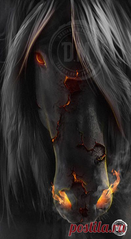 Пин содержит это изображение: Dreadsteed head by GRAPHICSOUL on DeviantArt