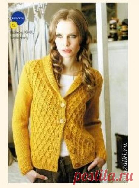 Жакет на пуговицах. Схема и подробное описание.