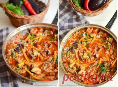 Очень вкусное соте из баклажанов. Для тех, кто не может жить без них!.