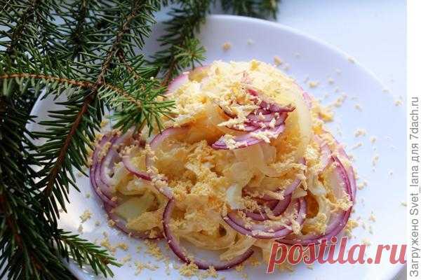 Салат с кальмаром