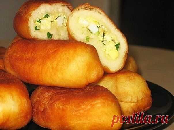 Жареные пирожки с зеленым луком и яйцом / Царский пир
