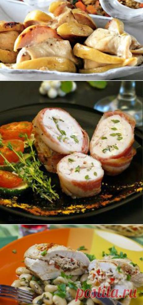 Куриные грудки, куриное филе рецепт. Рецепты куриных грудок, рецепты с курицей, куриный рулет